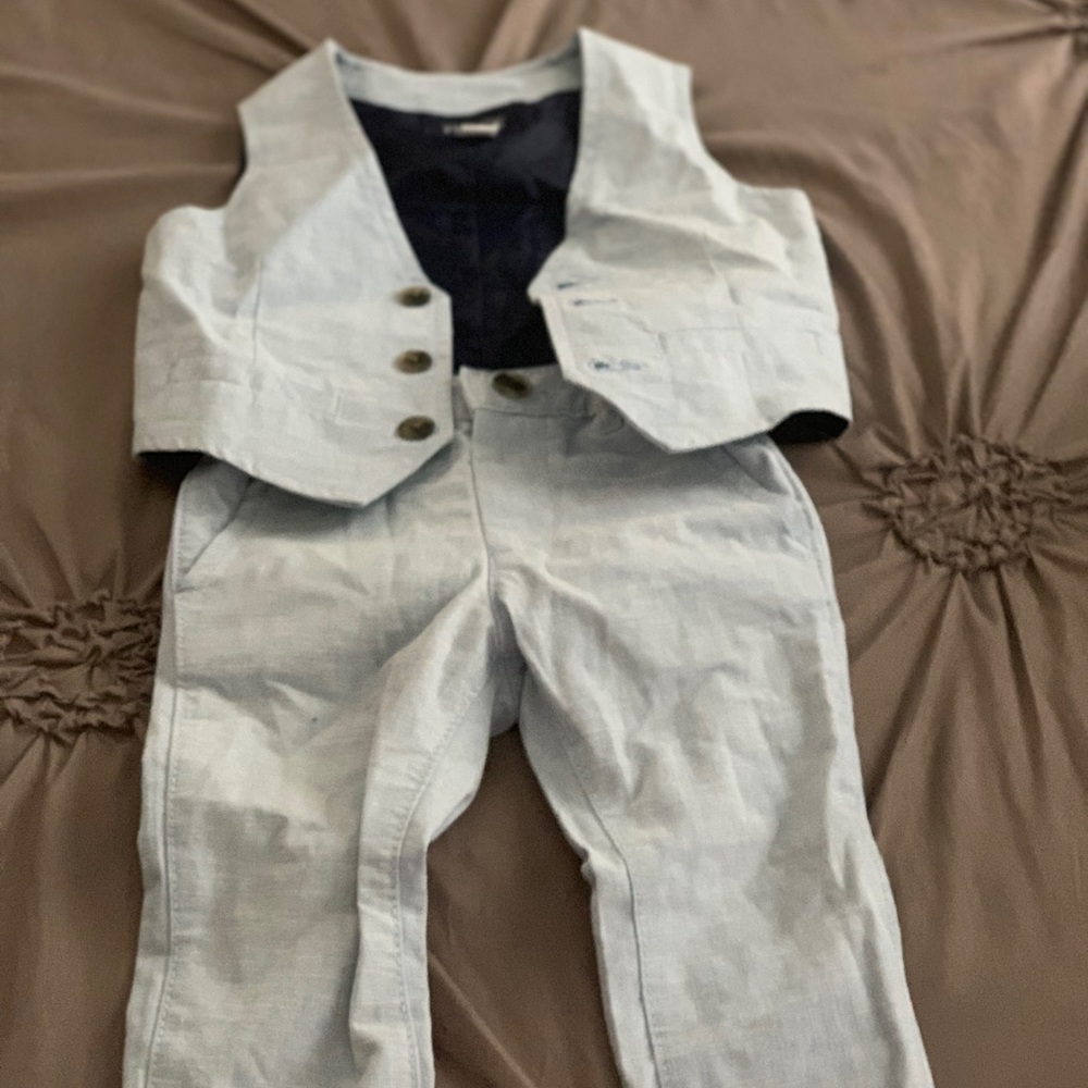 Vest and matching pants